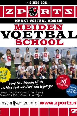 8 Lessen de Nijmeegse meiden voetbalschool voorjaar 2022 op zondagochtend bij vv OSC